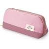 imageMr Pen Fabric Pencil Case Pouch Blue Triangular Shape Pencil PouchRose Pink