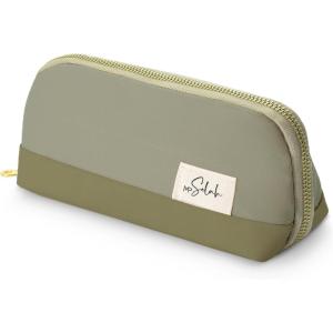 imageMr Pen Fabric Pencil Case Pouch Blue Triangular Shape Pencil PouchForest Green
