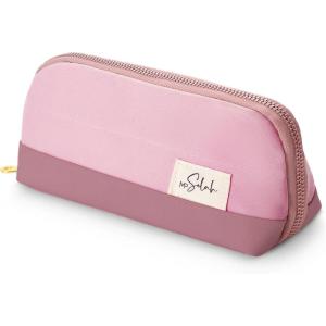 imageMr Pen Fabric Pencil Case Pouch Blue Triangular Shape Pencil PouchRose Pink