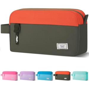 imageMr Pen Large Capacity Pencil Bag Blue Pencil Pouch School ampamp College Pencil CaseOlive Green  Orange