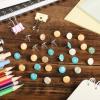 imageMr Pen Decorative Push Pins 80 pcs 8 Unique DesignsBotanic Bloom Cute Push Pins for Bulletin Board Cute Thumb Tacks for Cork Board