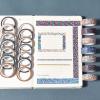 imageMr Pen Washi Tape Set 21 Rolls Assorted Sizes Geo Labyrinth Washi Tape for JournalingGeo Labyrinth