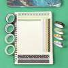 imageMr Pen Washi Tape Set 21 Rolls Assorted Sizes Geo Labyrinth Washi Tape for JournalingMidnight Garden