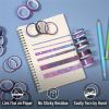 imageMr Pen Washi Tape Set 21 Rolls Assorted Sizes Geo Labyrinth Washi Tape for JournalingOuter Space