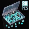 imageMr Pen Decorative Push Pins 80 pcs 8 Unique DesignsOcean Swirl Cute Push Pins for Bulletin Board Cute Thumb Tacks for Cork Board