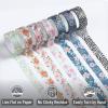 imageMr Pen Washi Tape Set 21 Rolls Assorted Sizes Ocean Breeze Washi Tape for JournalingFloral Vintage