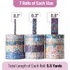 imageMr Pen Washi Tape Set 21 Rolls Assorted Sizes Ocean Breeze Washi Tape for JournalingGeo Labyrinth