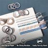 imageMr Pen Washi Tape Set 21 Rolls Assorted Sizes Ocean Breeze Washi Tape for JournalingGeo Labyrinth