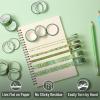 imageMr Pen Washi Tape Set 21 Rolls Assorted Sizes Ocean Breeze Washi Tape for JournalingGreenery Summer