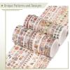 imageMr Pen Washi Tape Set 21 Rolls Assorted Sizes Ocean Breeze Washi Tape for JournalingNostalgic Theme