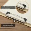 imageMr Pen Plastic Clipboard 125quot x 9quot 2 Pack Faded Earthy Clipboard Plastic LowProfile Metal Clip with Retractable Hanging HoleButter Cream