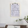 imageMr Pen Plastic Clipboard 125quot x 9quot 2 Pack Faded Earthy Clipboard Plastic LowProfile Metal Clip with Retractable Hanging HoleButter Cream