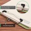 imageMr Pen Plastic Clipboard 125quot x 9quot 2 Pack Faded Earthy Clipboard Plastic LowProfile Metal Clip with Retractable Hanging HoleFaded Olive Green