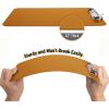imageMr Pen Plastic Clipboard 125quot x 9quot 2 Pack Faded Earthy Clipboard Plastic LowProfile Metal Clip with Retractable Hanging HoleGolden Caramel
