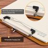 imageMr Pen Plastic Clipboard 125quot x 9quot 2 Pack Faded Earthy Clipboard Plastic LowProfile Metal Clip with Retractable Hanging HoleGolden Caramel