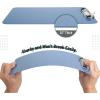 imageMr Pen Plastic Clipboard 125quot x 9quot 2 Pack Faded Earthy Clipboard Plastic LowProfile Metal Clip with Retractable Hanging HoleGrayblue
