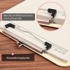 imageMr Pen Plastic Clipboard 125quot x 9quot 2 Pack Faded Earthy Clipboard Plastic LowProfile Metal Clip with Retractable Hanging HoleIvory