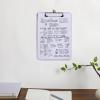 imageMr Pen Plastic Clipboard 125quot x 9quot 2 Pack Faded Earthy Clipboard Plastic LowProfile Metal Clip with Retractable Hanging HoleMuted Purple