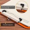 imageMr Pen Plastic Clipboard 125quot x 9quot 2 Pack Faded Earthy Clipboard Plastic LowProfile Metal Clip with Retractable Hanging HoleOrange
