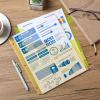 imageMr Pen Binder Dividers with Pockets and Tabs 2 Sets 8 PackSet Colorful 3 Ring Binder Dividers with Tabs and Pockets on Both SidesCitrus Fresh
