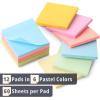imageMr Pen Pastel Sticky Notes 3quotx3quot 12 Pads 720 Sheets Colorful Sticky Notes 3x3 School ampamp Office Use Back to School Supplies