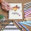 imageMr Pen Aesthetic Highlighters and Gel Pens 17 Pack 12 Muted Pastel Highlighters No Bleed ampamp 5 Black Ink 07mm Aesthetic Gel Pens