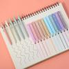 imageMr Pen Aesthetic Highlighters and Gel Pens 17 Pack 12 Muted Pastel Highlighters No Bleed ampamp 5 Black Ink 07mm Aesthetic Gel Pens