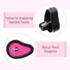 imageMr Pen Pencil Sharpeners Handheld 3 Pack Manual Pencil Sharpeners Manual Colorful Handheld Pencil Sharpener Colored Pencil Sharpener for Kids Back to School Supplies