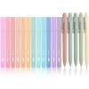 imageMr Pen Aesthetic Highlighters and Gel Pens 17 Pack 12 Muted Pastel Highlighters No Bleed ampamp 5 Black Ink 07mm Aesthetic Gel Pens