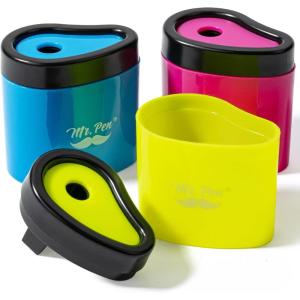 imageMr Pen Pencil Sharpeners Handheld 3 Pack Manual Pencil Sharpeners Manual Colorful Handheld Pencil Sharpener Colored Pencil Sharpener for Kids Back to School Supplies