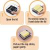 imageMr Pen Pop Up Note Dispenser 3quot x 3quot Black Sticky Note Dispenser Sticky Note Holder for Desk