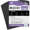 imageMr Pen Flexible Magnetic Sheets with Adhesive Backing 12quot x 16quot 20 Pack Magnet Sheets with Adhesive8 x 10
