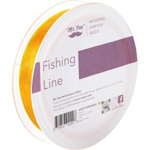 imageMr Pen 218 Yard Nylon Fishing Line Clear String for HangingYellow