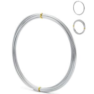 imageMr Pen Aluminum Craft Wire  15 mm 325 Feet 1 Roll Bendable Flexible Ideal for Crafts Sculpting Doll Armature Modeling325 Feet x 3 mm