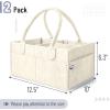 imageMr Pen Baby Diaper Caddy Organizer 2 Pack Gray Baby Caddy Organizer with Handle Compact Size Collapsible ampamp PortableBeige
