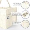 imageMr Pen Baby Diaper Caddy Organizer 2 Pack Gray Baby Caddy Organizer with Handle Compact Size Collapsible ampamp PortableBeige