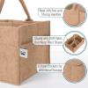 imageMr Pen Baby Diaper Caddy Organizer 2 Pack Gray Baby Caddy Organizer with Handle Compact Size Collapsible ampamp PortableEarthy Clay