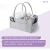 imageMr Pen Baby Diaper Caddy Organizer 2 Pack Gray Baby Caddy Organizer with Handle Compact Size Collapsible ampamp PortableGray
