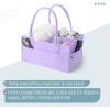 imageMr Pen Baby Diaper Caddy Organizer 2 Pack Gray Baby Caddy Organizer with Handle Compact Size Collapsible ampamp PortableLavender Dream