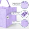 imageMr Pen Baby Diaper Caddy Organizer 2 Pack Gray Baby Caddy Organizer with Handle Compact Size Collapsible ampamp PortableLavender Dream