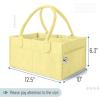 imageMr Pen Baby Diaper Caddy Organizer 2 Pack Gray Baby Caddy Organizer with Handle Compact Size Collapsible ampamp PortableLemon Glow