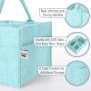 imageMr Pen Baby Diaper Caddy Organizer 2 Pack Gray Baby Caddy Organizer with Handle Compact Size Collapsible ampamp PortableMint Whisper