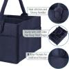 imageMr Pen Baby Diaper Caddy Organizer 2 Pack Gray Baby Caddy Organizer with Handle Compact Size Collapsible ampamp PortableNavy Blue