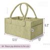 imageMr Pen Baby Diaper Caddy Organizer 2 Pack Gray Baby Caddy Organizer with Handle Compact Size Collapsible ampamp PortableOlive Calm