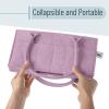 imageMr Pen Baby Diaper Caddy Organizer 2 Pack Gray Baby Caddy Organizer with Handle Compact Size Collapsible ampamp PortableOrchid Mist