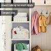imageMr Pen Baby Diaper Caddy Organizer 2 Pack Gray Baby Caddy Organizer with Handle Compact Size Collapsible ampamp PortablePatterned Gray