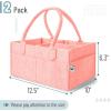 imageMr Pen Baby Diaper Caddy Organizer 2 Pack Gray Baby Caddy Organizer with Handle Compact Size Collapsible ampamp PortablePink