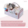 imageMr Pen Baby Diaper Caddy Organizer 2 Pack Gray Baby Caddy Organizer with Handle Compact Size Collapsible ampamp PortablePink Inside