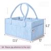 imageMr Pen Baby Diaper Caddy Organizer 2 Pack Gray Baby Caddy Organizer with Handle Compact Size Collapsible ampamp PortableSky Bliss