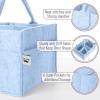 imageMr Pen Baby Diaper Caddy Organizer 2 Pack Gray Baby Caddy Organizer with Handle Compact Size Collapsible ampamp PortableSky Bliss